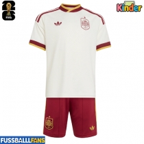 Spanien Auswärts Trikotsatz Kinder WM 2026 Kurzarm (+ Kurze Hosen)
